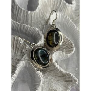 925 Sterling Silver Labradorite Dangle Earrings